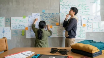 Persona planificando estrategias para volver al trabajo con energía y motivación